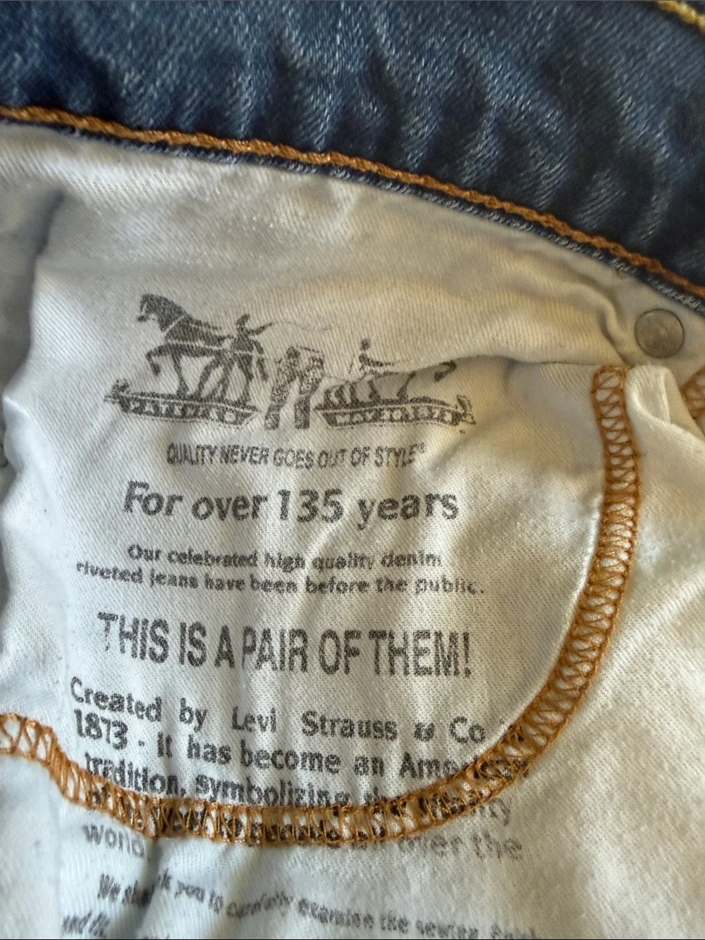 Levi's 511 Medium Blue Slim Straight Jeans